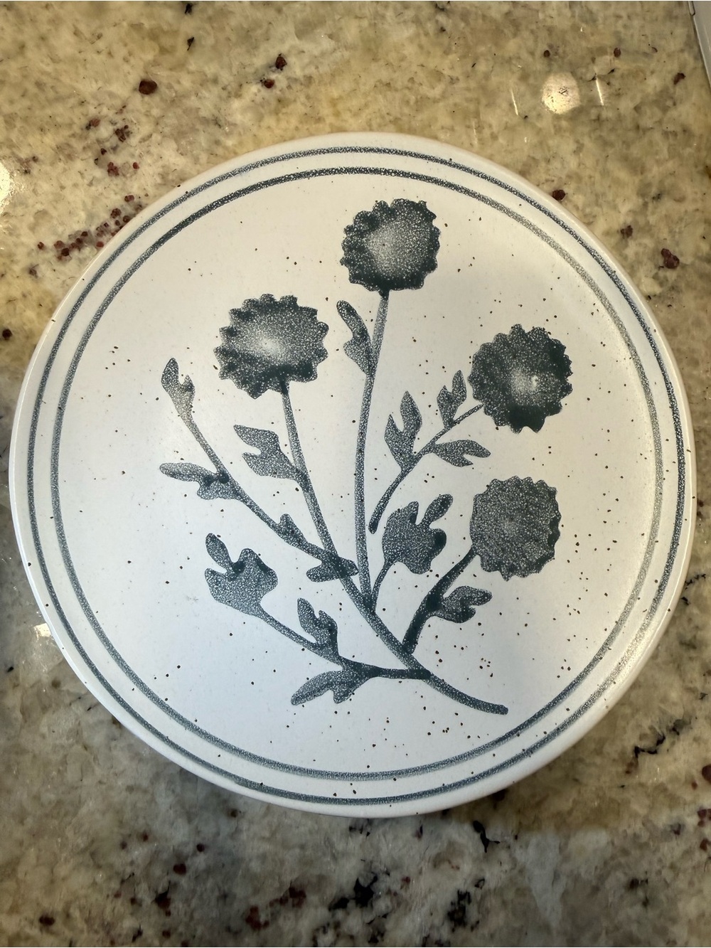 Threshold Speckled Cream Stoneware Appetizer Plate- Set Of 4 - NWT